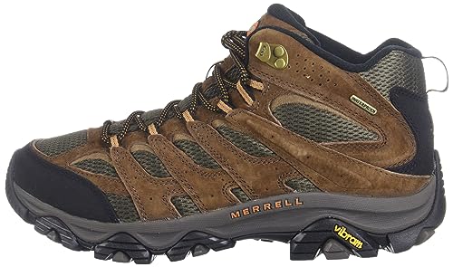 Merrell Men's Moab 3 Mid Waterproof Hiking Boot, Earth, 12