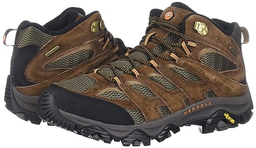 Merrell Men's Moab 3 Mid Waterproof Hiking Boot, Earth, 12