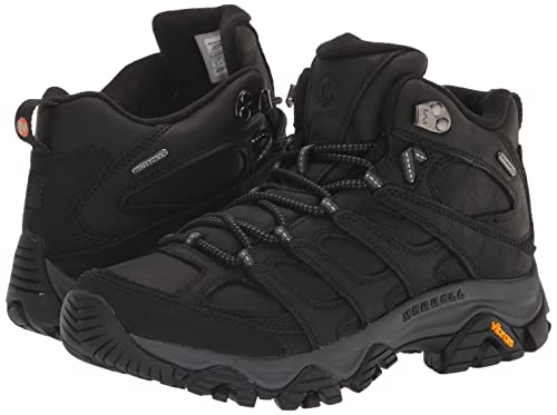 Merrell Men's Moab 3 Prime Mid Waterproof Hiking Boot, Black, 11 Wide