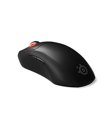 SteelSeries Prime Wireless FPS Gaming Mouse with Magnetic Optical Switches and 5 Programmable Buttons – USB-C – 18,000 CPI TrueMove Air Optical Sensor – Prism RGB Lighting - Black (Renewed)