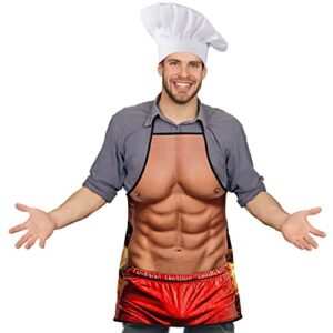 landisun chef hat apron white chefs hat funny apron men apron women apron gag gift kitchen cooking flame awesomeguy