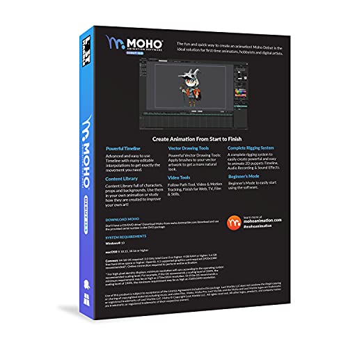 Moho Debut 13.5 | Create your own cartoons and animations in minutes | Software for PC and Mac OS