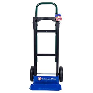 American Lifting 400 lb Capacity Ultra Lightweight Super Strong Nylon Convertible Hand Truck & Dolly
