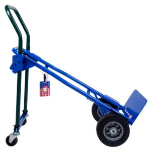 American Lifting Multi-Position Incline 600 lb Capacity Steel Hand Truck, Dolly and Cart