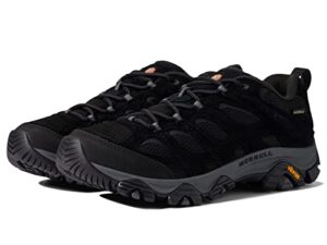 merrell moab 3 waterproof hiking shoe, black night, 11.5