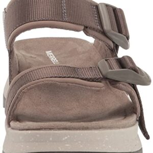 Merrell Women's Alpine Cush Slide Wedge Sandal, Brindle, 7