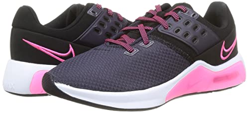 Nike Women's Air Max Bella TR 4 Running Trainers CW3398 Sneakers Shoes, Black/Hyper Pink-Cave Purple, 9.5 M US