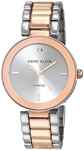 Anne Klein Women's Genuine Diamond Dial Bracelet Watch