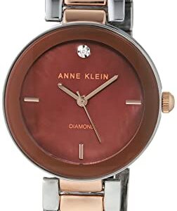 Anne Klein Women's Genuine Diamond Dial Bracelet Watch