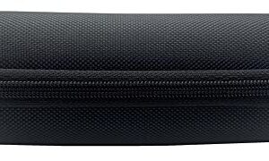 Solvacom Compact Zippered Sonos Roam Travel Case – Zip Up Carrier Storage Box Zipper Bag for Carrying Sonos Roam Portable Bluetooth Speaker (Black)