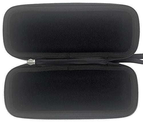 Solvacom Compact Zippered Sonos Roam Travel Case – Zip Up Carrier Storage Box Zipper Bag for Carrying Sonos Roam Portable Bluetooth Speaker (Black)