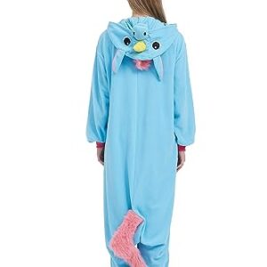 SimZoo Adult Animal Onesie Pajamas, Men and Women's Unicorn Costume Sleepwear, One-Piece Unisex Homewear