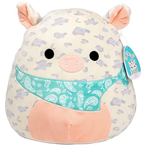 Squishmallow 12" Rosie The Pig - Officially Licensed Kellytoy Plush - Collectible Soft & Squishy Piggy Stuffed Animal Toy - Add to Your Squad - Gift for Kids, Girls & Boys - 12 Inch