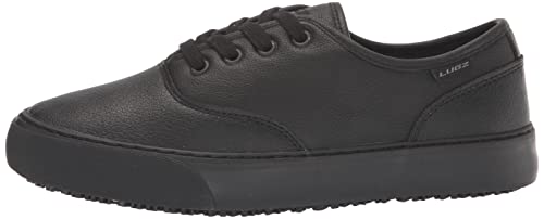 Lugz Women's Lear Slip-Resistant Work Shoe Food Service, Black, 7.5