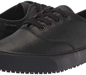 Lugz Women's Lear Slip-Resistant Work Shoe Food Service, Black, 7.5