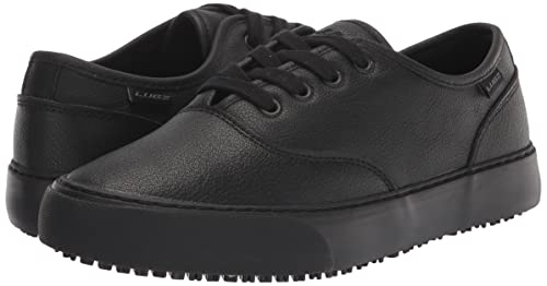 Lugz Women's Lear Slip-Resistant Work Shoe Food Service, Black, 7.5