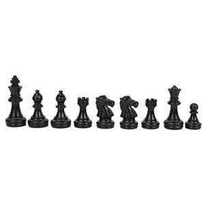 Sturdy International Chess, Portable Chessboard Set, Folded Chess Lovers for Above Age 6 Party Activities Home(White)