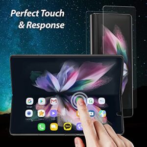 Whitestone Premium Film Screen Protector for Samsung Galaxy Z Fold 3 2021, Self Healing HD Clear EPU Film