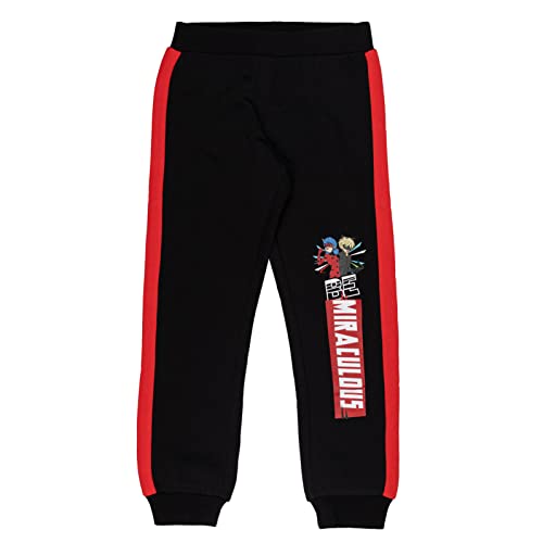 Miraculous Ladybug Little Girls Fleece 2 Pack Pants Red/Black 6-6X