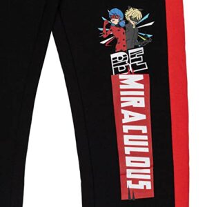 Miraculous Ladybug Little Girls Fleece 2 Pack Pants Red/Black 6-6X