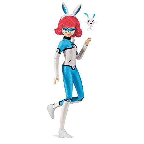 Miraculous Ladybug and Cat Noir Toys Bunnyx Fashion Doll | Articulated 26cm Bunnyx Doll with Accessories Kwami | Alix Superhero Bunnyx Figurine | Bandai Dolls Range