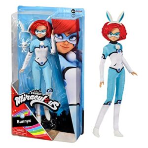 Miraculous Ladybug and Cat Noir Toys Bunnyx Fashion Doll | Articulated 26cm Bunnyx Doll with Accessories Kwami | Alix Superhero Bunnyx Figurine | Bandai Dolls Range