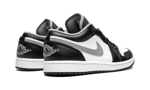 Nike Men's Air Jordan 1 Low Black/Particle Grey, Black/Particle Grey/White, 12