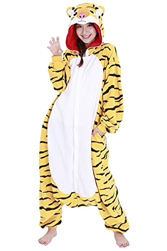 SAZAC Tiger Kigurumi - Onesie Jumpsuit Halloween Costume