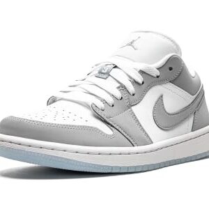 Jordan Womens WMNS Air Jordan 1 Low DC0774 105 White/Wolf Grey - Size 7.5W