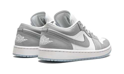 Jordan Womens WMNS Air Jordan 1 Low DC0774 105 White/Wolf Grey - Size 7.5W