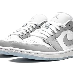 Jordan Womens WMNS Air Jordan 1 Low DC0774 105 White/Wolf Grey - Size 7.5W