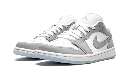 Jordan Womens WMNS Air Jordan 1 Low DC0774 105 White/Wolf Grey - Size 7.5W