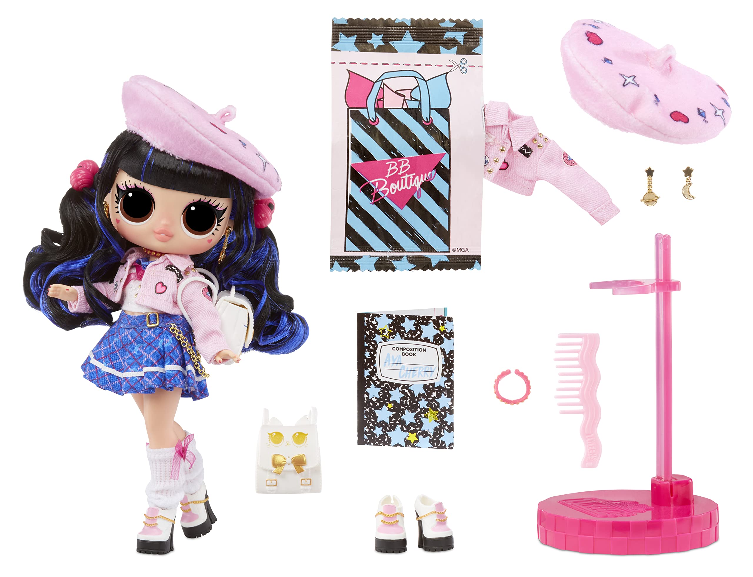 L.O.L. Surprise! Tweens Series 2 Fashion Doll Aya Cherry with 15 Surprises Including Pink Outfit and Accessories for Fashion Toy Girls Ages 3 and up, 6 inch Doll