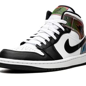 Jordan Mens Air Jordan 1 Mid SE DM7802 100 Heat Reactive - Size 8 White/Black