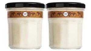 mrs. meyer's soy aromatherapy candle, 35 hour burn time, made with soy wax and essential oils, limited edition acorn spice, 7.2 oz - pack of 2