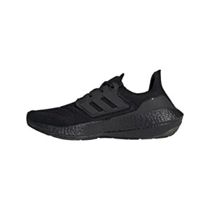 adidas Women's Ultraboost 22 Running Shoe, Black/Black/Black, 8