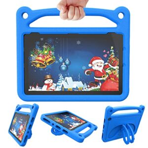 2021 fire hd 10 & 10 plus tablet case for kids(11th generation, 2021 release)-lightweight shockproof kid-proof cover with stand for all-new amazon kindle fire hd 10 kids tablet & kids pro tablet-blue