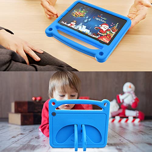 2021 Fire HD 10 & 10 Plus Tablet Case for Kids(11th Generation, 2021 Release)-Lightweight Shockproof Kid-Proof Cover with Stand for All-New Amazon Kindle Fire HD 10 Kids Tablet & Kids Pro Tablet-Blue