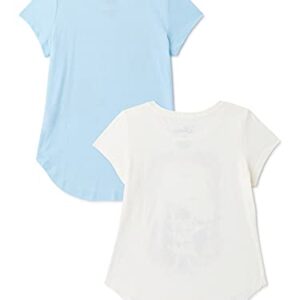 L.O.L. Surprise! Girls 2-Pack Bundle Set Glitterati, Sk8ter Dolls T-Shirt, Light Blue/Ivory, 6 US