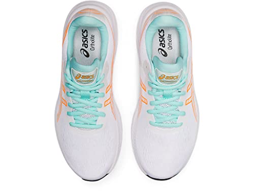 ASICS Women's Gel-Excite 9 Running Shoes, 8, White/Orange POP