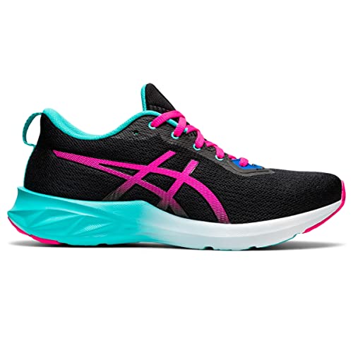 ASICS Women's VERSABLAST 2 Running Shoes, 7.5, Black/Pink GLO