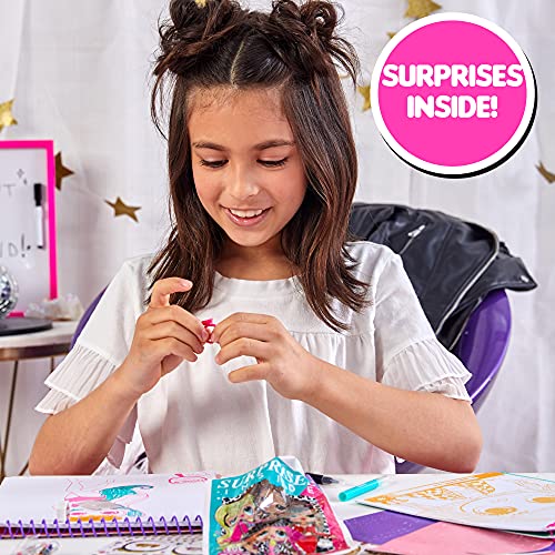 L.O.L. Surprise! O.M.G. Ultimate Fashion Designer by Horizon Group USA, Color & Create Outfits & Make-Up Looks for The O.M.G. Sisters, Includes 2 Sketchbooks, 5 Surprises, Stickers, Stencils & More