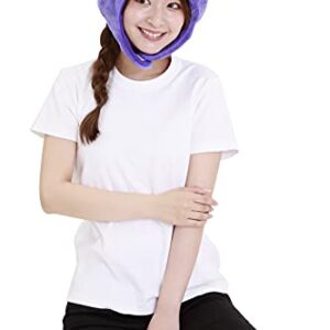 SAZAC Kigurumi Hat - Sailor Moon Luna - Cozy Costume Beanie Cap - Adult Size