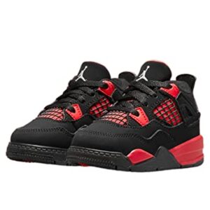 Jordan Toddler Air 4 Retro TD BQ7670 016 Red Thunder - Size 4C