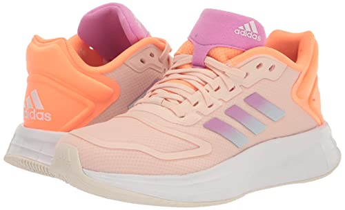 adidas Women's Duramo Sl 2.0 Running Shoe, Bliss Orange/Pulse Lilac/Almost Blue, 7