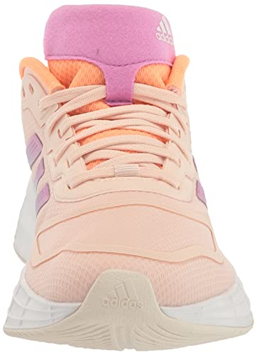 adidas Women's Duramo Sl 2.0 Running Shoe, Bliss Orange/Pulse Lilac/Almost Blue, 7