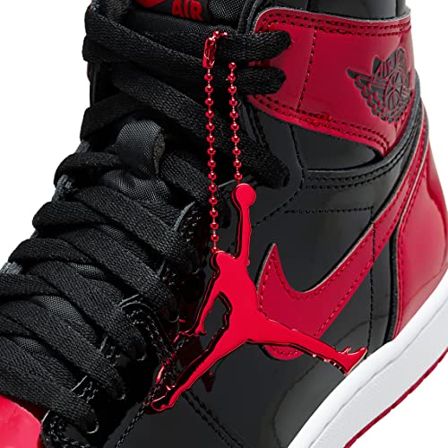 Jordan Mens Air Jordan 1 Retro High OG 555088 063 Bred Patent - Size 9