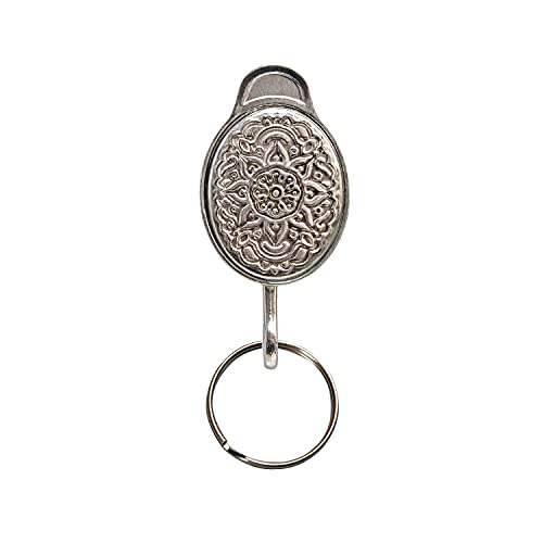 Lucky Line Purse Charm Keychain, womens Key Clip for Purse, Mandala (49501) Small