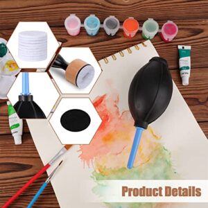 54 Pieces Alcohol Ink Blower Applicator Tool Set, Include Round Blending Tool Ranger Mini Blending Tool Air Blower Mini Ink Blower Felts Replacement Foams for Card Making Embossing Painting Rendering