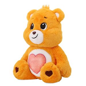 Care Bears 18" Plush - Tenderheart Bear with Glitter Belly Badge - Soft Huggable Material!